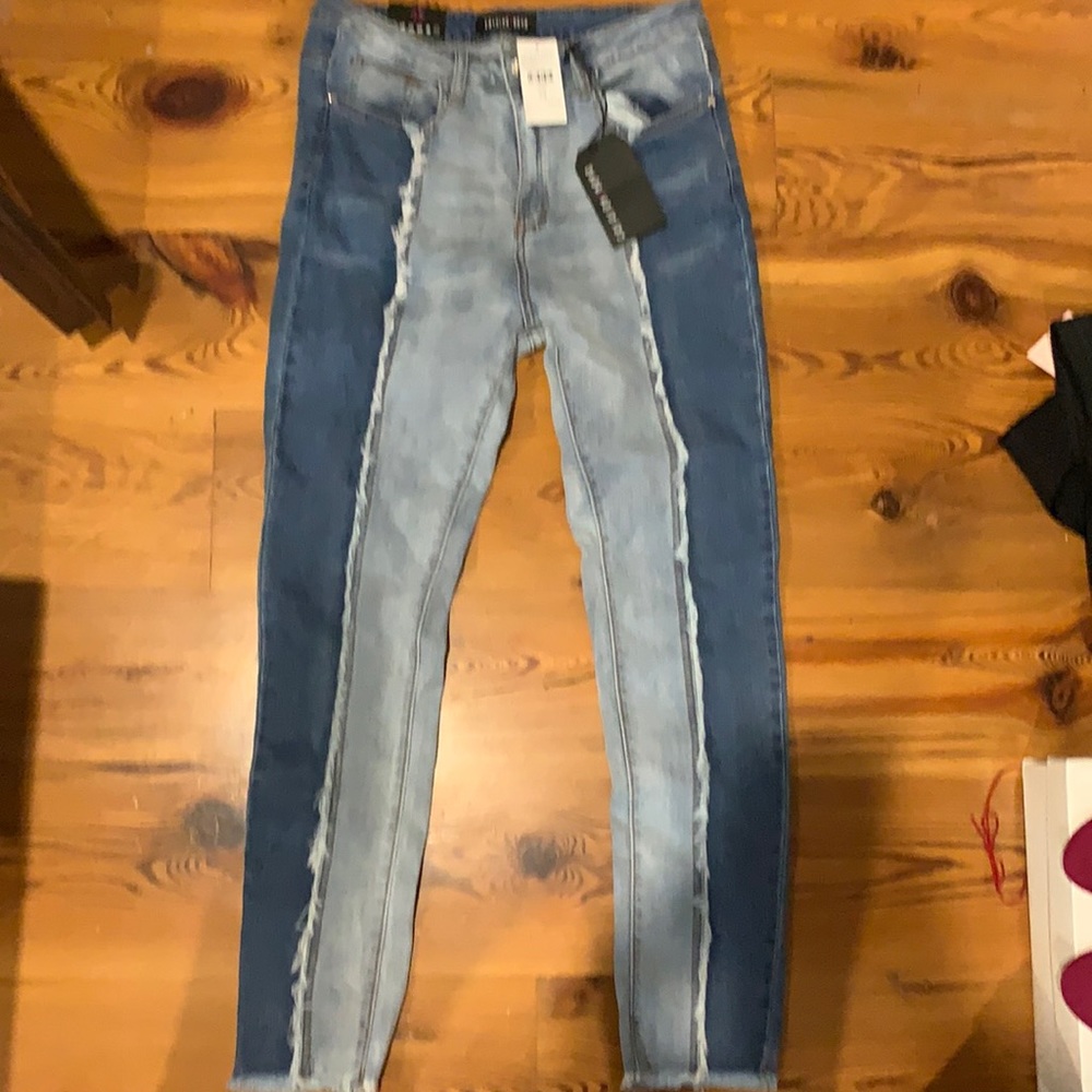 Fashion Nova two-tone Jean